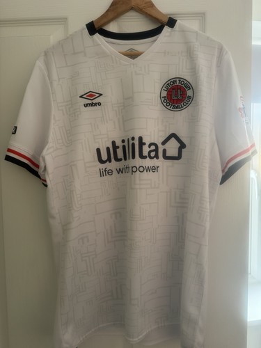 Luton town signed matchworn - town,