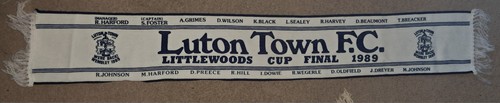 Luton town vintage scalf 1989 - luton,