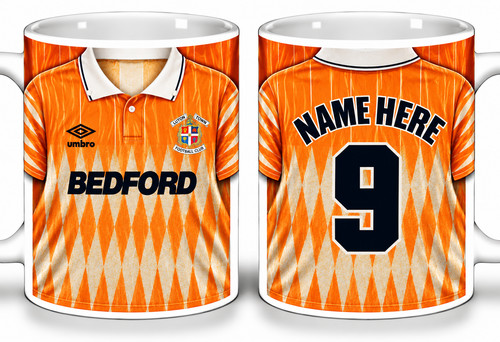 Luton town personalised retro - luton,