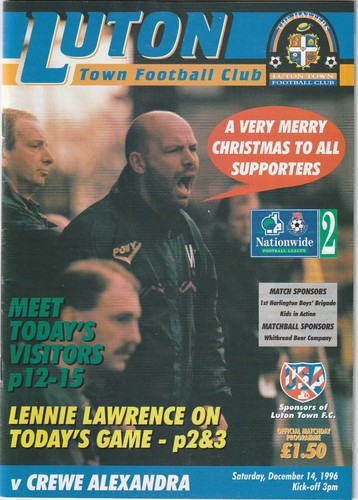 Luton town crewe alexandra - town,