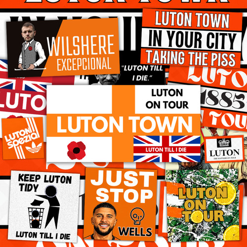Luton inspired fan football - luton,