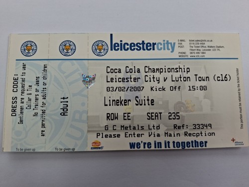 Leicester city luton - leicester, town