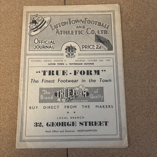 1947 luton town tottenham - luton,