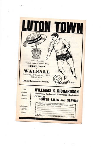 Luton town walsall division - v,