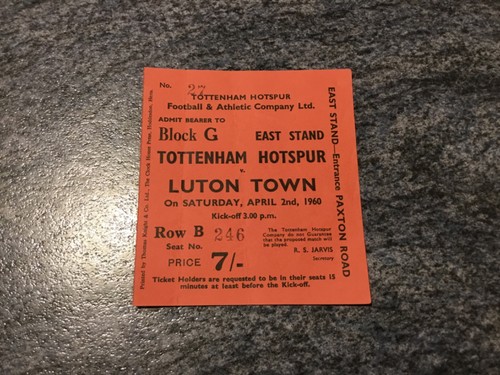 Ticket tottenham spurs v - 59/0,