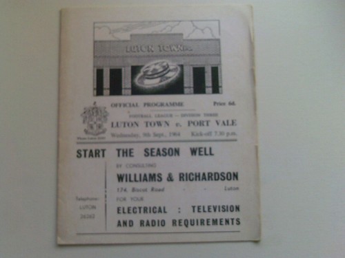 1964 luton town v - v, port
