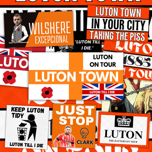 Luton inspired fan - luton, football