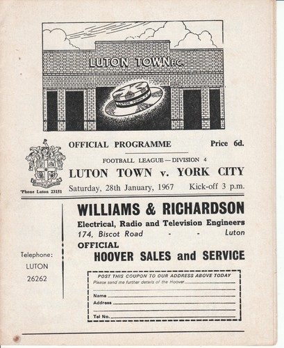 Luton town york city - v,