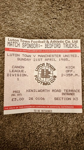 Luton town manchester united - town,