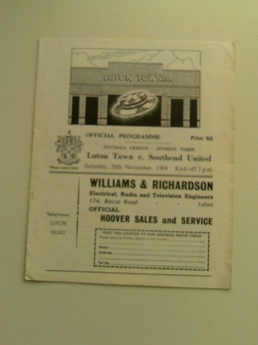 1964 luton town v - ,