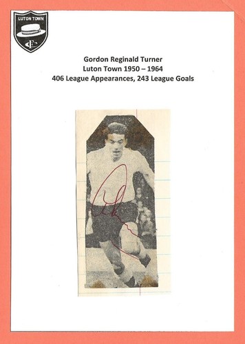 Gordon turner luton town - gordon,