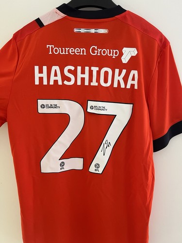 Luton town signed shirt - luton,