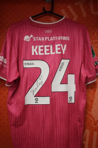 Josh keeley signed shirt - keeley, |