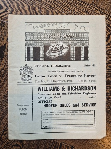 Luton town tranmere - v, rovers