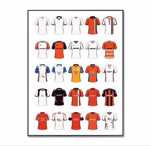 Luton town football shirt - luton,