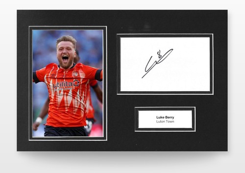 Luke berry hand signed 12x8 - luke, hand-signed