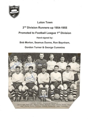 Luton town 1954 rare - fc, 1954-55