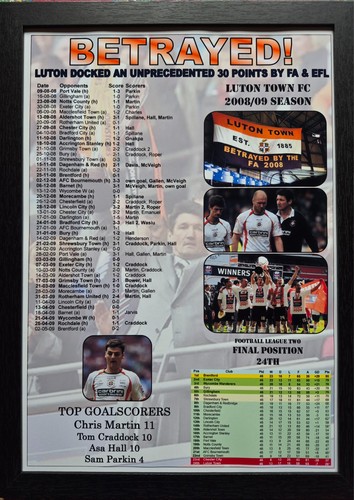 Luton town 2008 season - luton,