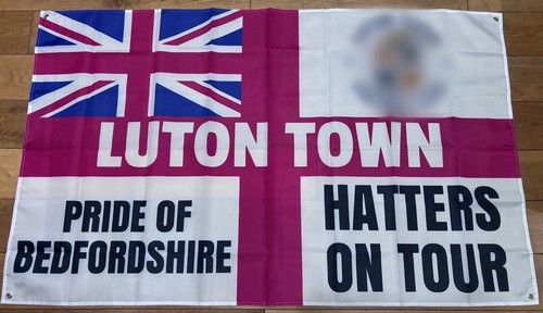 5x3ft luton town flag 4 - 5x3ft, flag,